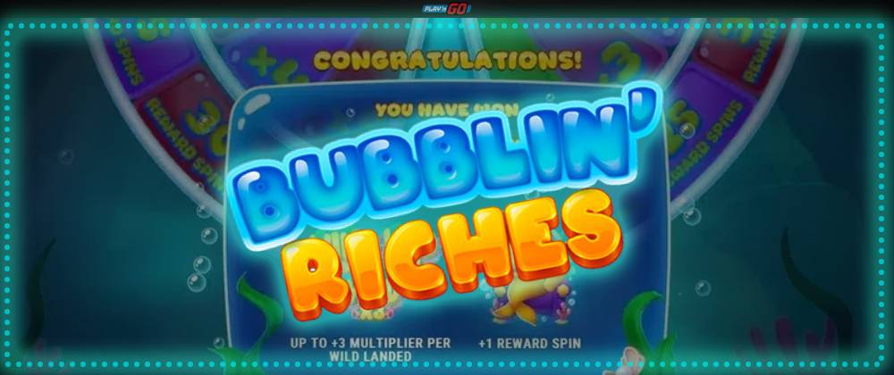 bubblin' riches playn' go new slot main image