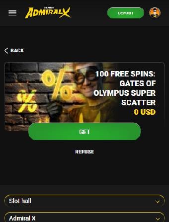 Admiral-X Casino No Deposit Bonus