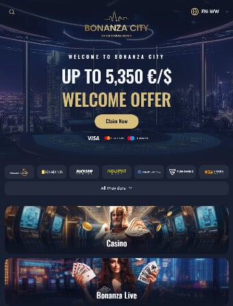 BonanzaCity Casino Lobby