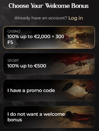 Casina Casino Bonuses