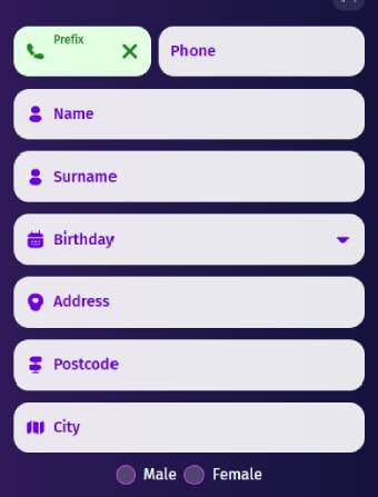 LollySpins Casino Personal Data