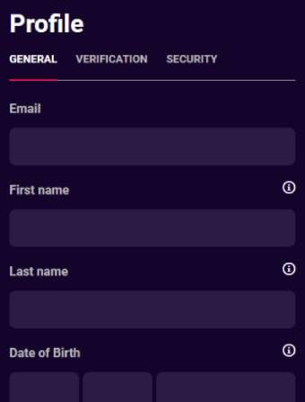 Run4Win Casino Personal data