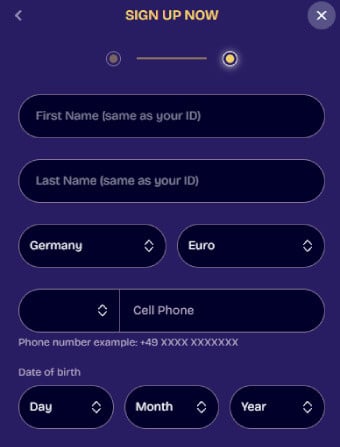 LuckNation Casino Personal Information