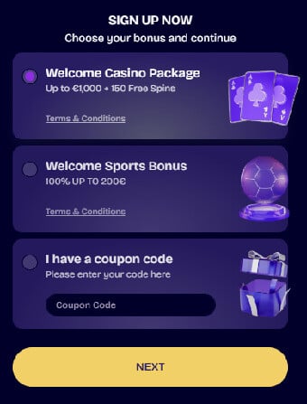 LuckNation Casino Welcome Bonuses