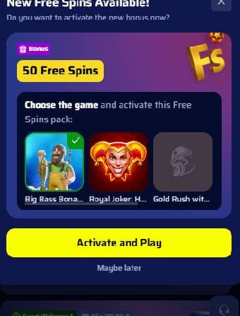 MageticSlots Casino Free Spins Activated