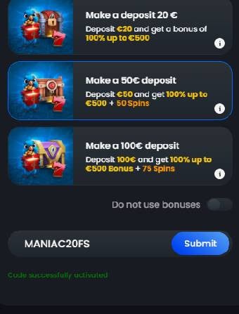 MonacoJack Casino No Deposit Promo Code Bonus
