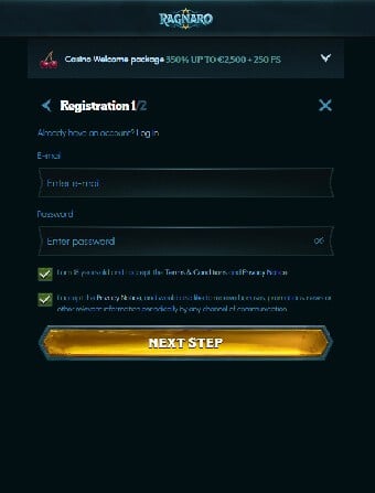 Ragnaro Casino Registration