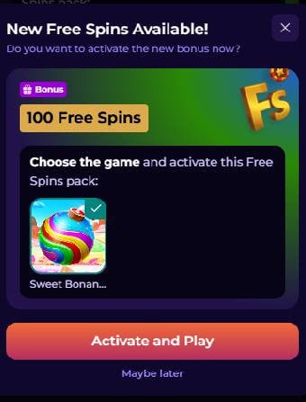 SlotsDj Casino Bonus Activation
