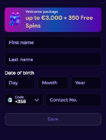 SlotsDj Casino Personal Data