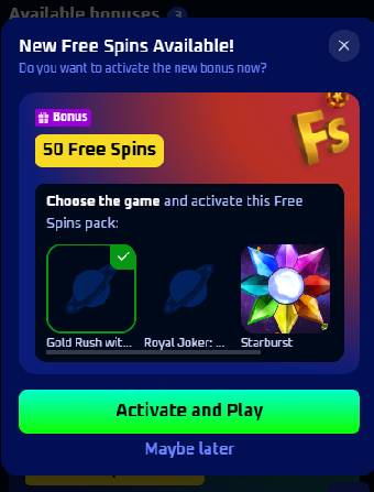 SpinWinera Casino No Deposit Bonus