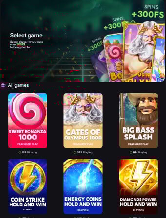 SunnyBet Casino Games for No deposit bonus
