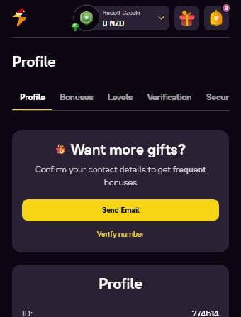 Zoome Casino Phone Verification