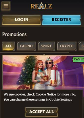 realz casino welcome bonus 1