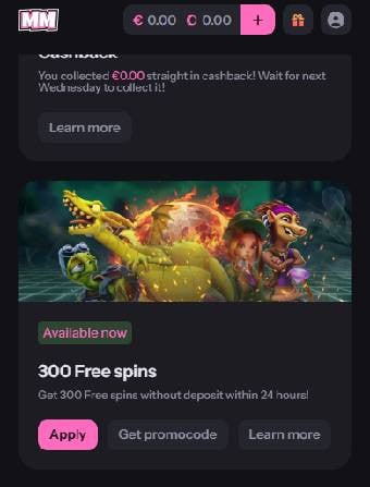 MoeMoe Casino Free Spins No Deposit Bonus