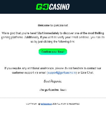 Go4Casino Email