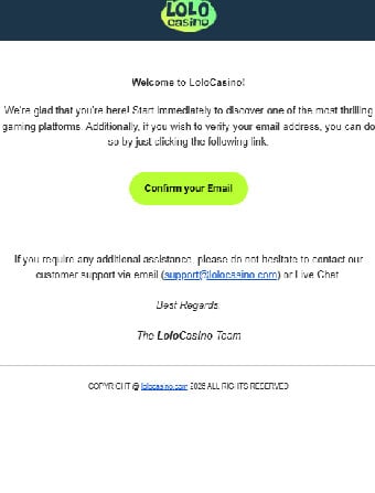 Lolo Casino Email