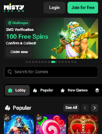 Ανασκόπηση: προσφορά free spins στο Misty Casino για παίκτες από την Κύπρο
