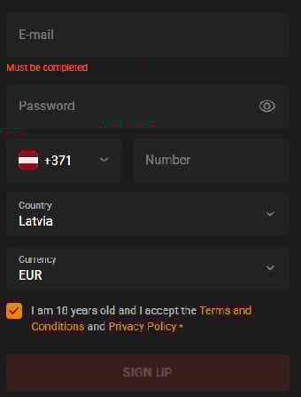 Hadesbet Casino Registration