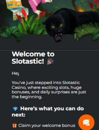 Slotastic Casino Welcome