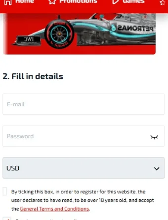 F1 Casino No Deposit Bonus 3