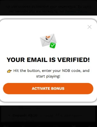 LevelUp Casino No Deposit Bonus 5