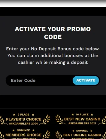 LevelUp Casino No Deposit Bonus 6