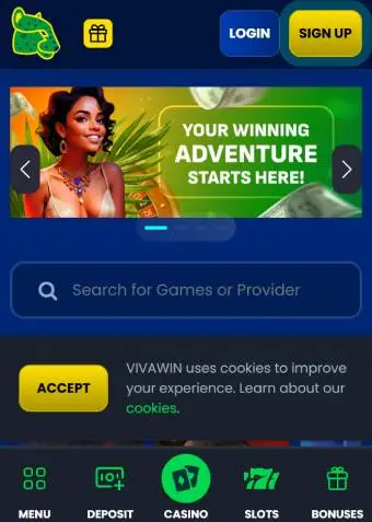 Vivawin Casino No Deposit Bonus 1