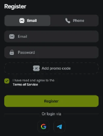 JetTon Registration Form
