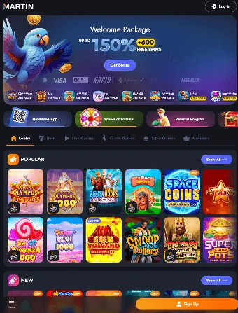 Martin Casino sign up