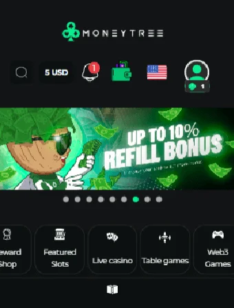Moneytree Game Casino Bonus Activated