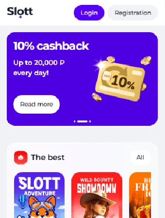 Slott Casino Main Page