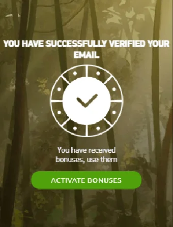 BonanzaGame Casino Email Verified