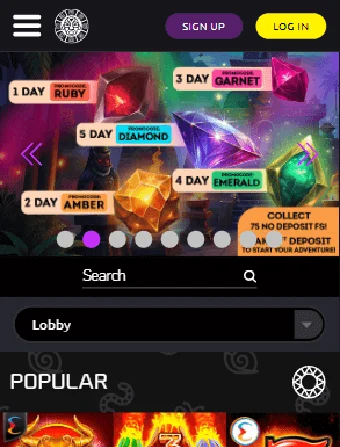 BonanzaGame Casino Main Page