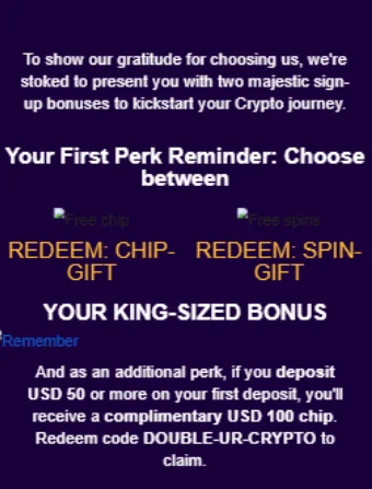 Crypto Palace Casino Email Verification
