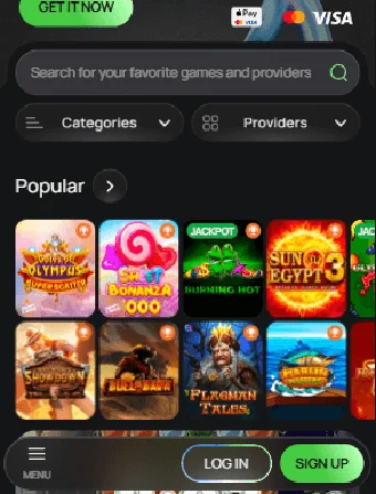 Flagman Casino Main Page