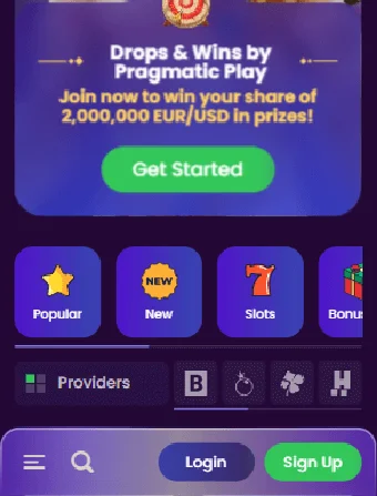 Spinanda Casino Main Page